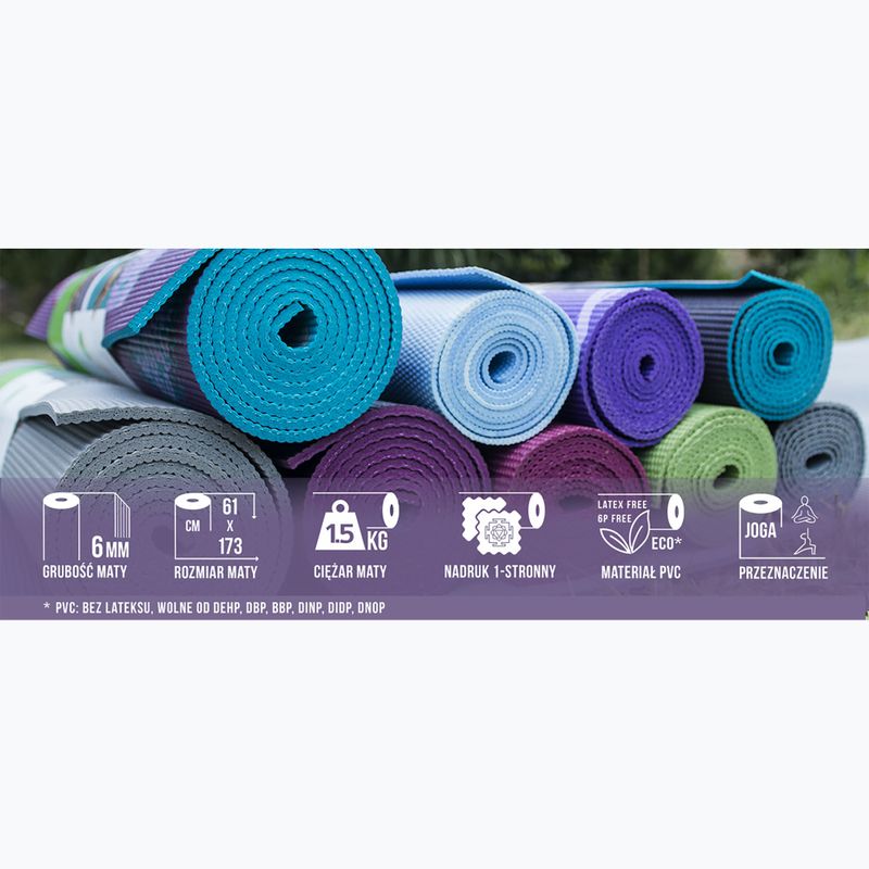 Gaiam Premium Niagara tappetino yoga 6 mm niagara 6