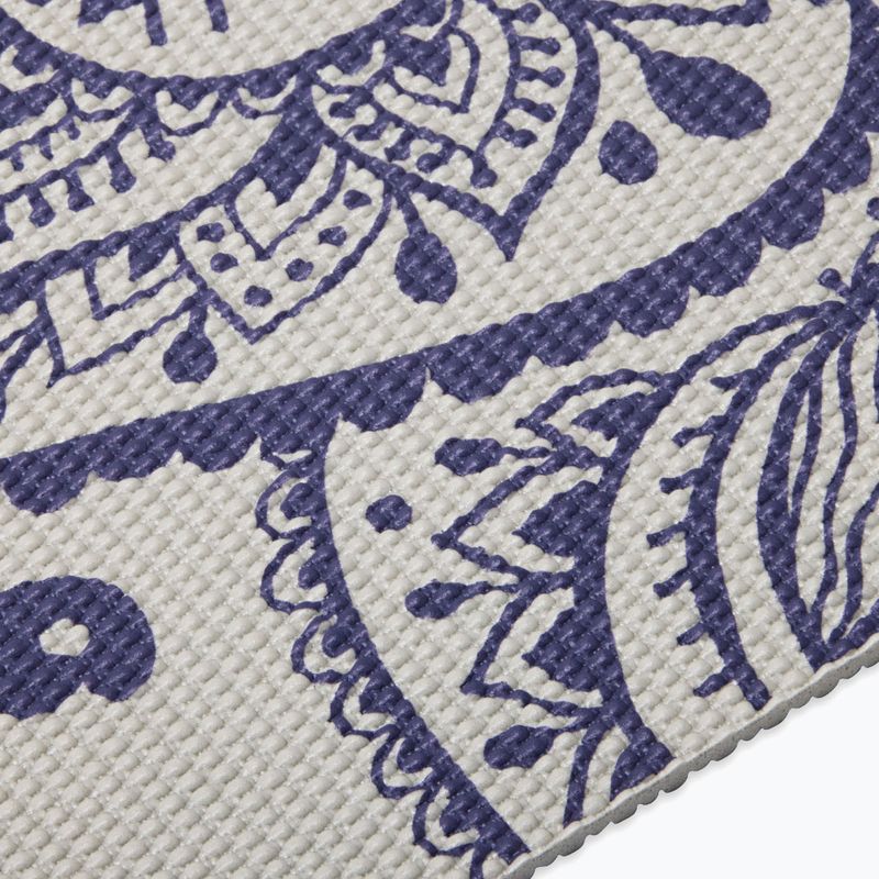 Tappetino da yoga Gaiam Sustained Yoga grey sundial flower 4