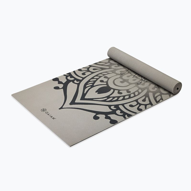 Tappetino da yoga Gaiam Sundial Layers sustained grey 3