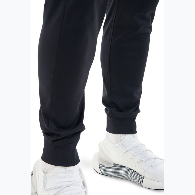 Pantaloni Under Armour Sportstyle Tricot Jogger nero/bianco da uomo 6