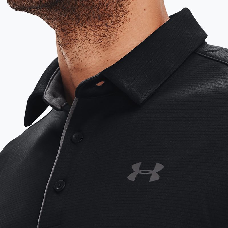 Maglietta Under Armour Tech Polo uomo nero/grafite/grafite 4