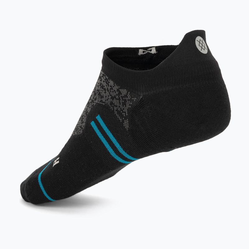 Calzini da corsa Stance Run Ultra Tab neri 2