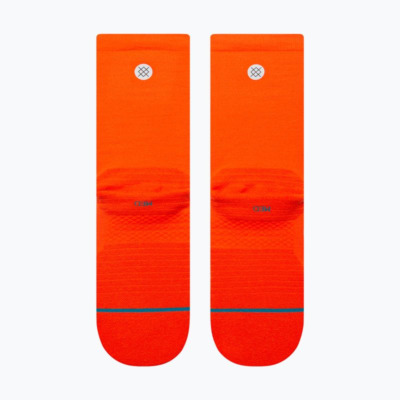 Calzini da corsa Stance Iconic Light Crew tomato 3
