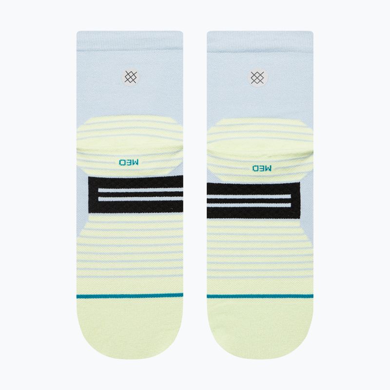 Stance Minimal Ul Quarter calzini da corsa blu ghiaccio 3