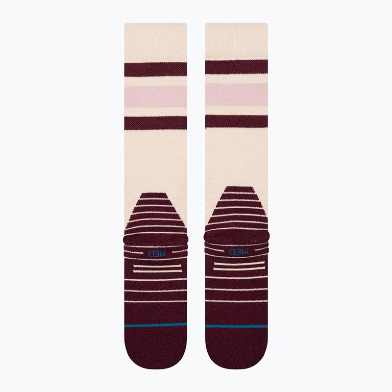 Calze da sci donna Stance Boyd Mid Wool Snow oat/meal 4