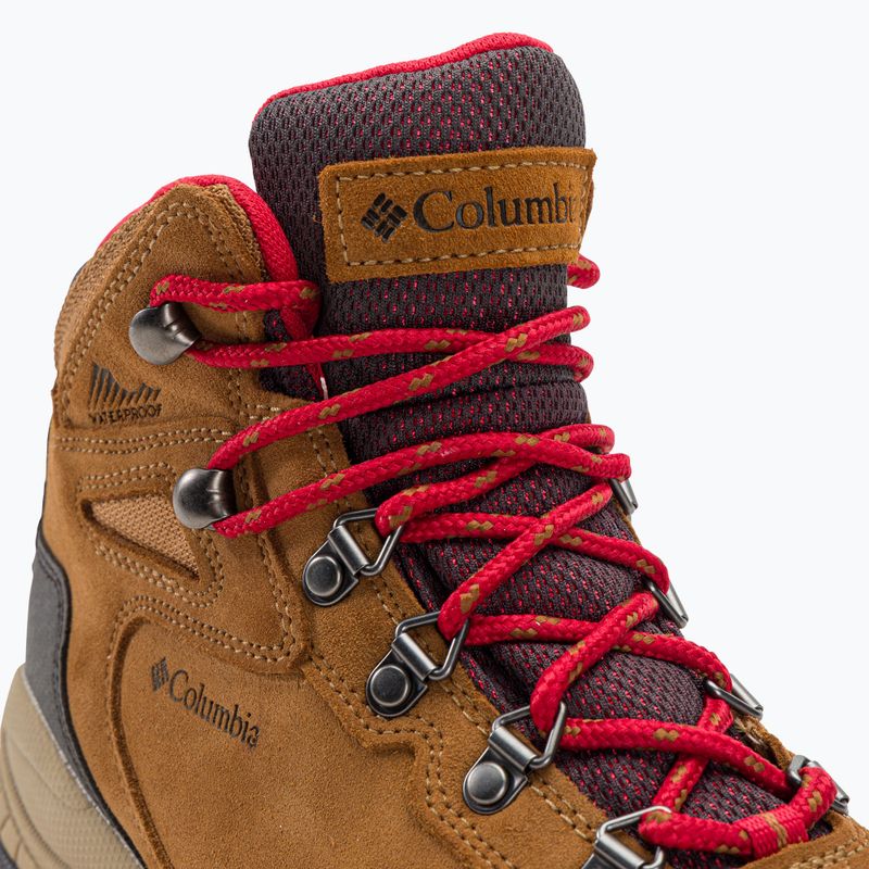 Columbia Newton Ridge Plus WP Amped elk/mountain red stivali da trekking da donna 8