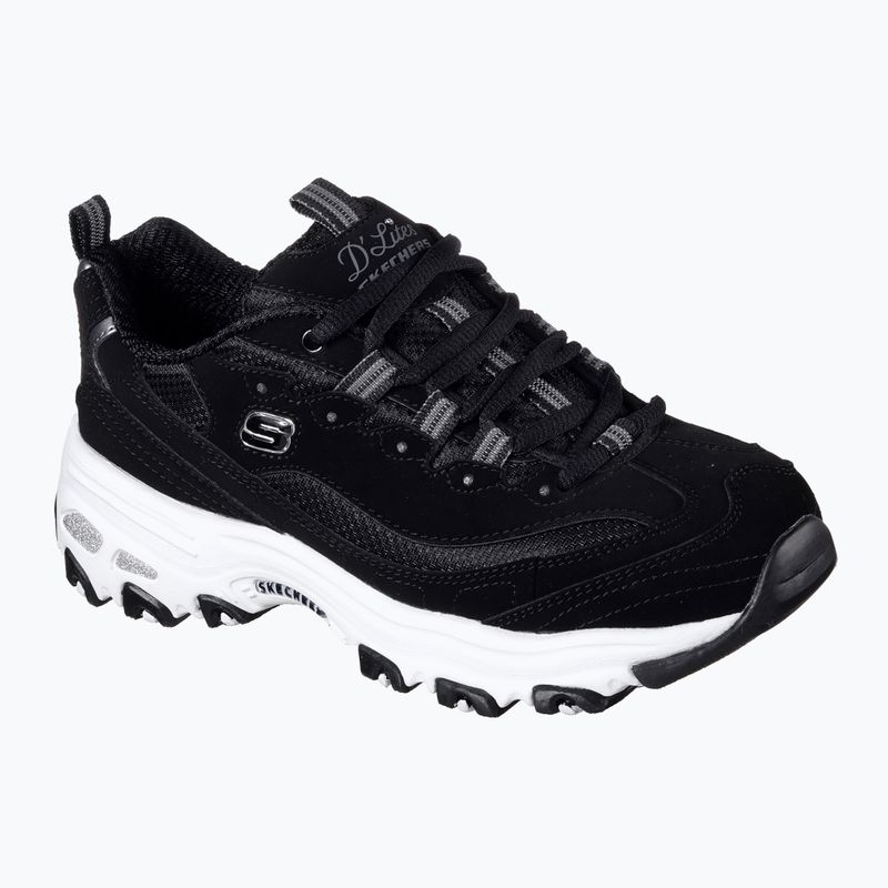 SKECHERS scarpe da donna D'Lites Biggest Fan nero/bianco 8