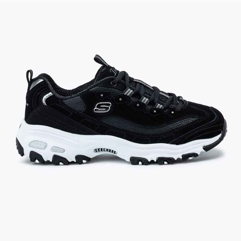 SKECHERS scarpe da donna D'Lites Biggest Fan nero/bianco 2