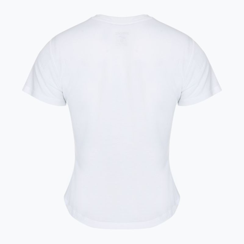 Maglietta da corsa Brooks per la Giornata Internazionale della Donna, bianco/viola/arancione 2