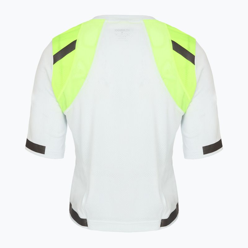 Brooks Carbonite, maglia da corsa da donna grigio ghiaccio/jacquard nightlife 2