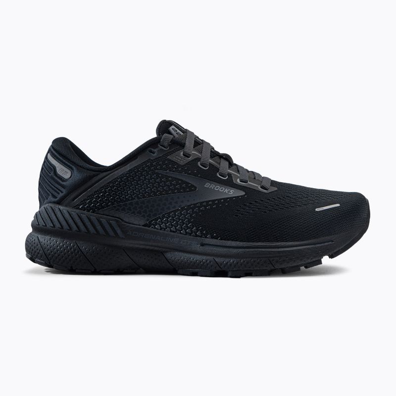 Scarpe da corsa da donna Brooks Adrenaline GTS 22 nero/nero/ebano 2