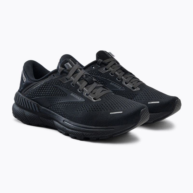 Scarpe da corsa da donna Brooks Adrenaline GTS 22 nero/nero/ebano 5