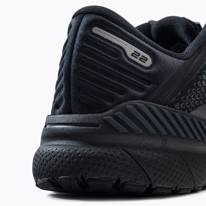 Scarpe da corsa da donna Brooks Adrenaline GTS 22 nero/nero/ebano 7