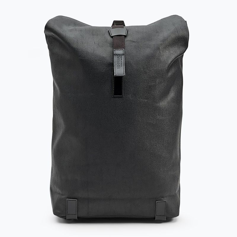 Brooks England Pickwick in tela di cotone 26 l total black city backpack