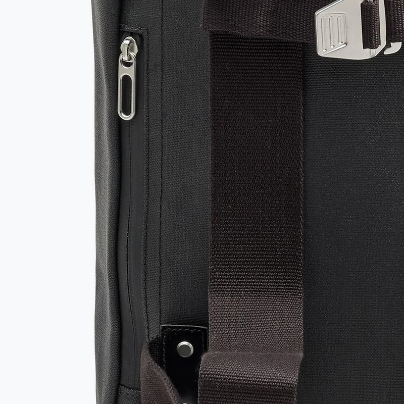 Brooks England Pickwick in tela di cotone 26 l total black city backpack 9