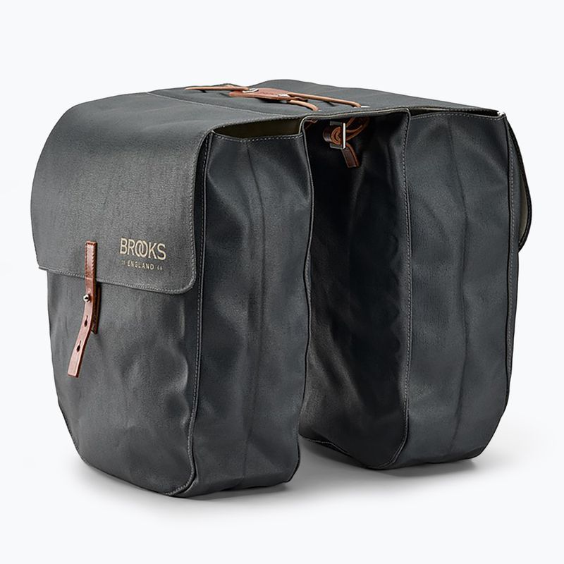 Brooks England Brick Lane Panniers 30 l grigio/miele borsa da bici