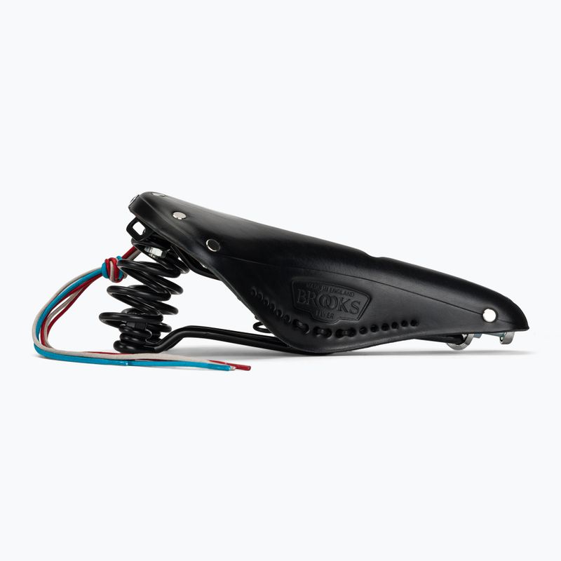 Brooks England Flyer Sella da bicicletta nera scolpita 2