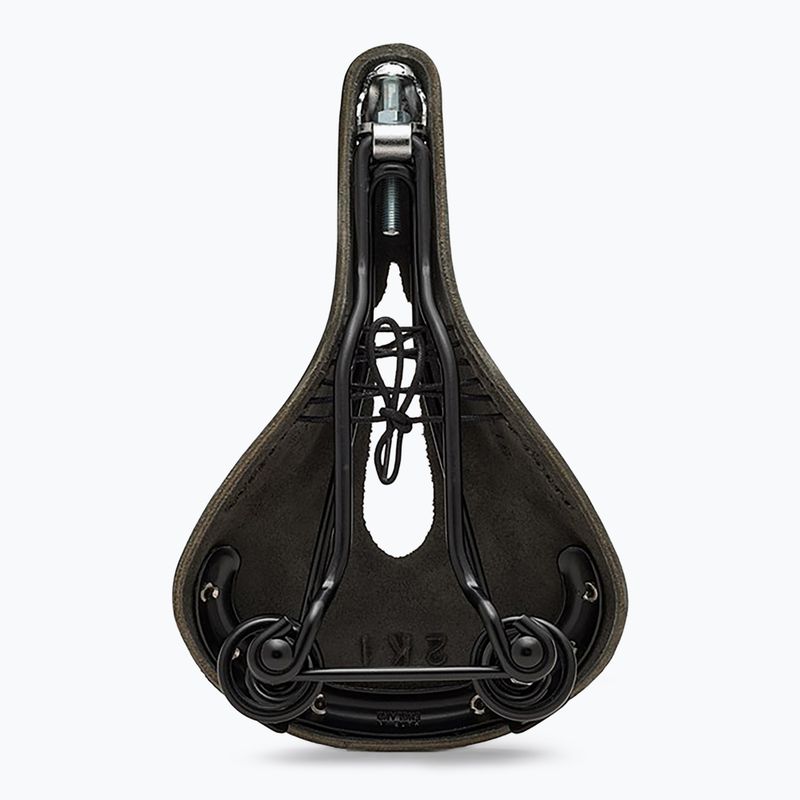 Brooks England Flyer Sella da bicicletta nera scolpita 2