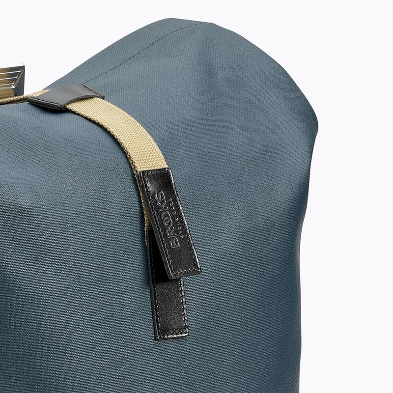 Brooks England Pickwick Cotton Canvas 26 l zaino urbano blu scuro/nero 8