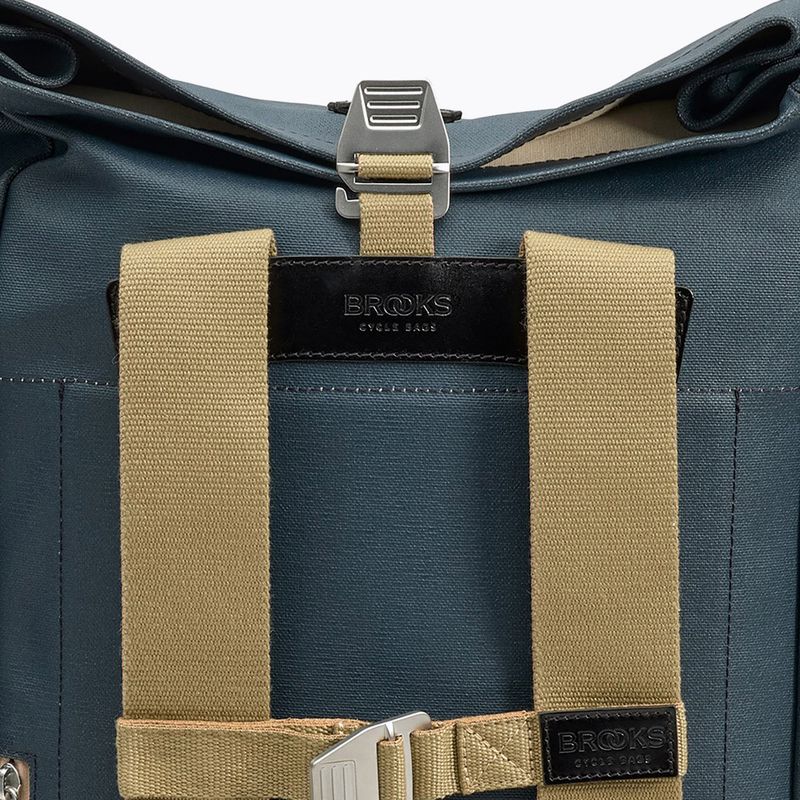 Brooks England Pickwick Cotton Canvas 26 l zaino urbano blu scuro/nero 10