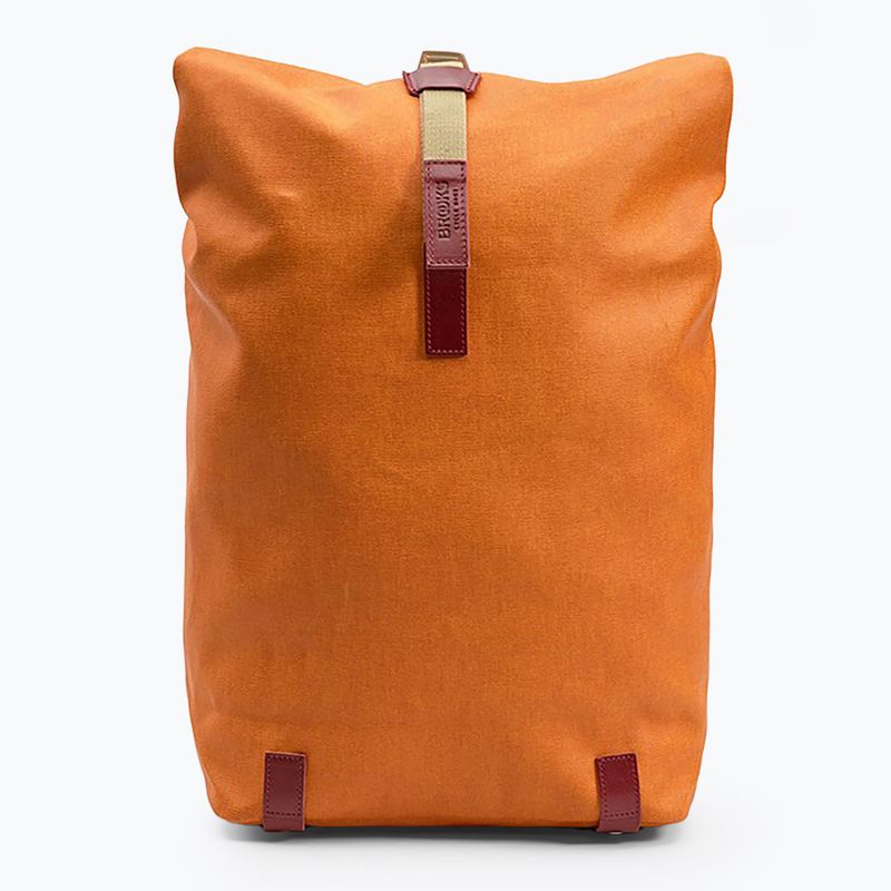 Brooks England Pickwick in tela di cotone 26 l zaino a becco d'oca/marron city