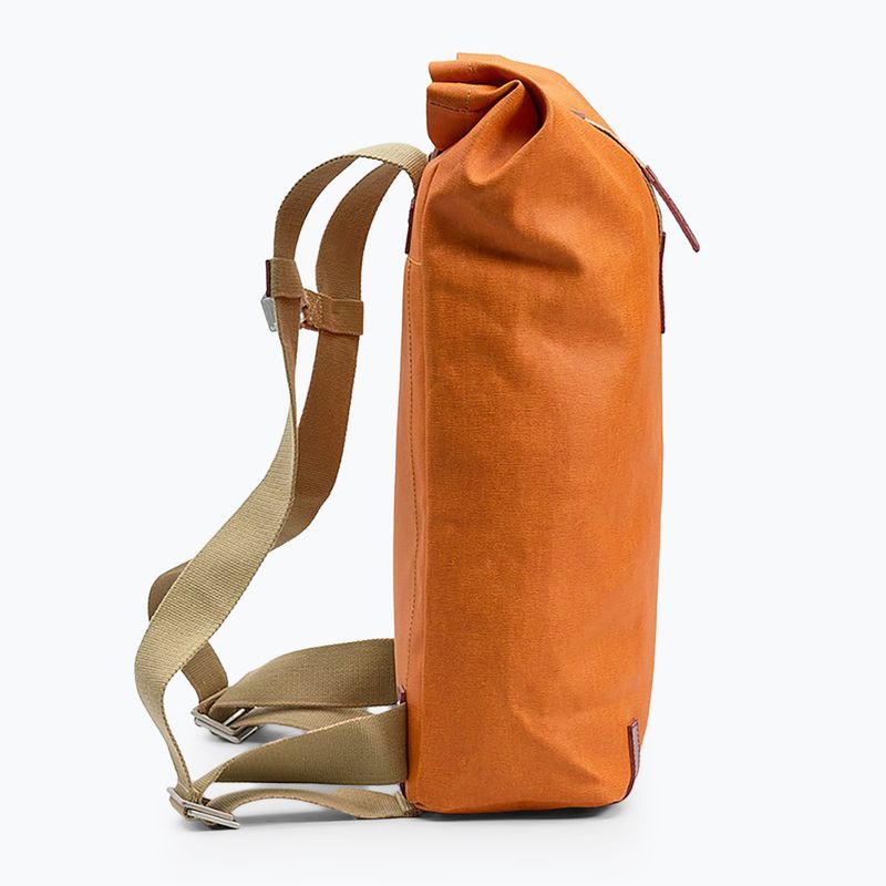 Brooks England Pickwick in tela di cotone 26 l zaino a becco d'oca/marron city 5