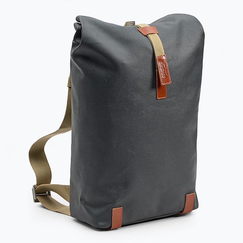 Zaino Brooks England Pickwick in tela di cotone 26 l grigio/honey city 2