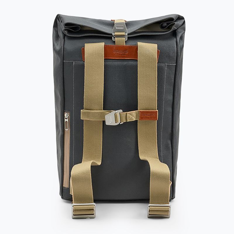 Zaino Brooks England Pickwick in tela di cotone 26 l grigio/honey city 3