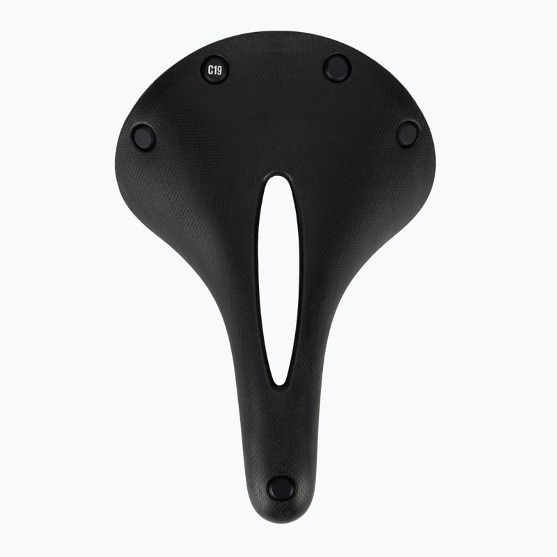 Brooks England C19 Sella da bicicletta nera intagliata 3