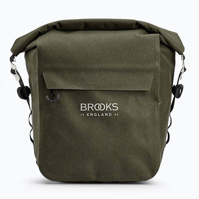 Brooks England Scape Pannier Small 10-13 l fango verde bicicletta pannier 2
