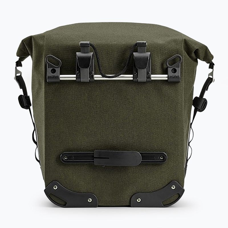 Brooks England Scape Pannier Small 10-13 l fango verde bicicletta pannier 3