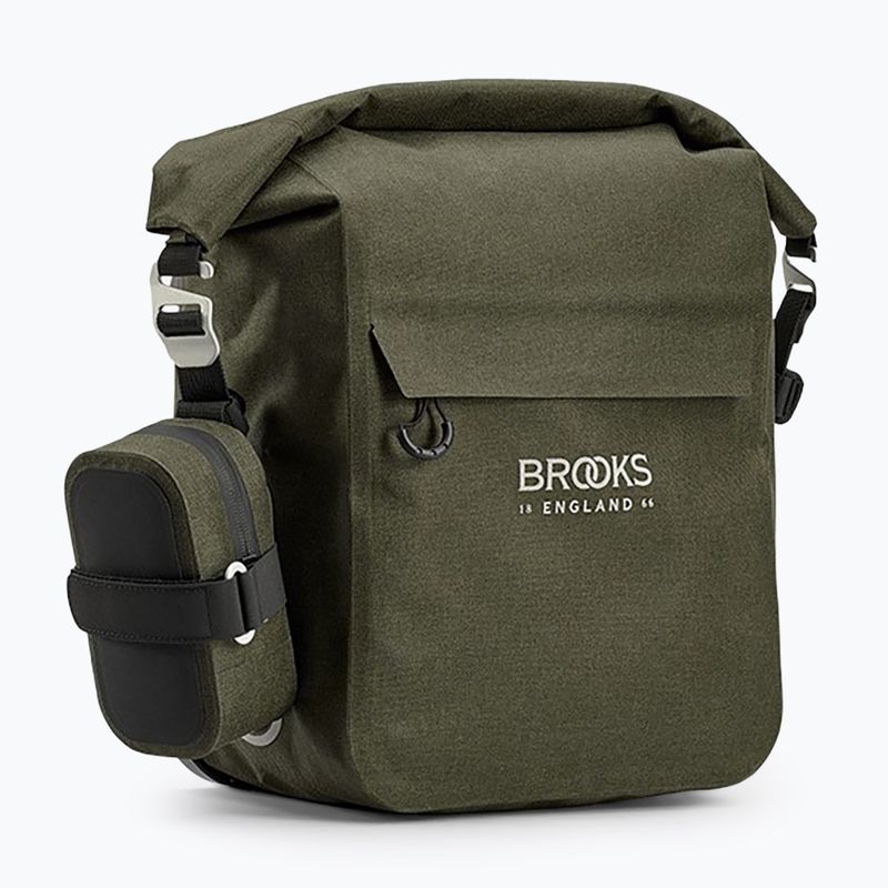 Brooks England Scape Pannier Small 10-13 l fango verde bicicletta pannier 5