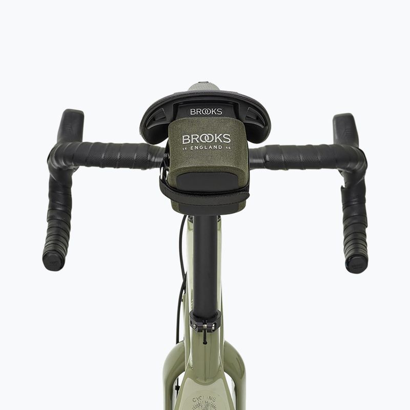 Brooks England Scape Pocket Borsa da sella per bicicletta 0,7 l verde fango 5