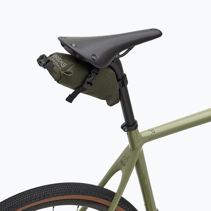 Brooks England Scape borsa da sella 1 l verde fango 6