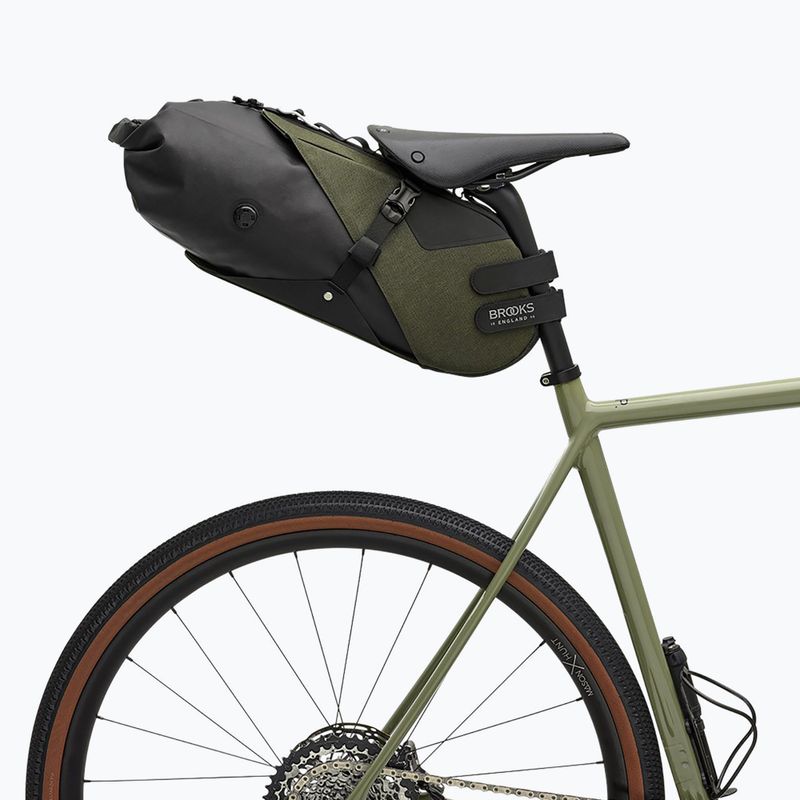 Brooks England Scape Seat Borsa da bicicletta 8 l verde fango 8