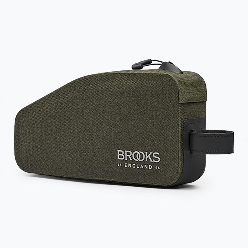 Brooks England Scape Top Tube 0,9 l fango verde borsa telaio bicicletta 2