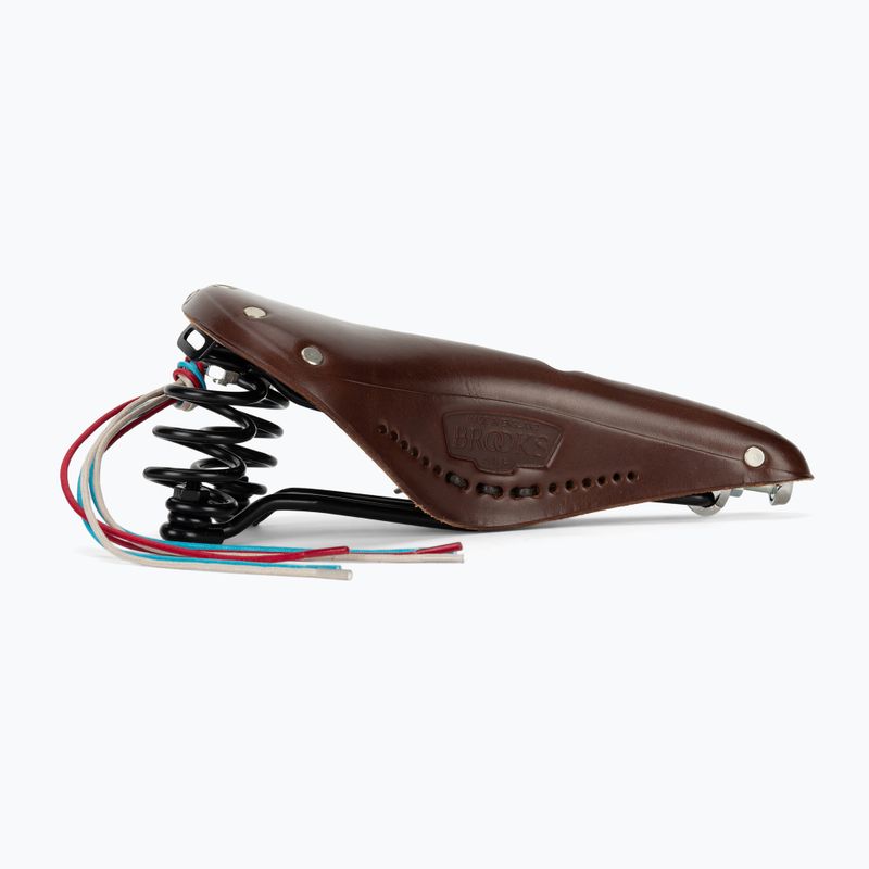 Brooks England Flyer Sella per bicicletta marrone intagliato 2