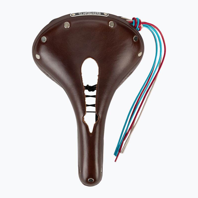 Brooks England Flyer Sella per bicicletta marrone intagliato 3
