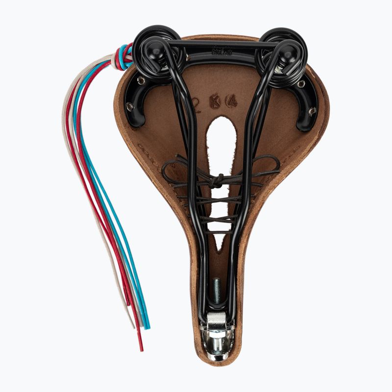 Brooks England Flyer Sella per bicicletta marrone intagliato 4