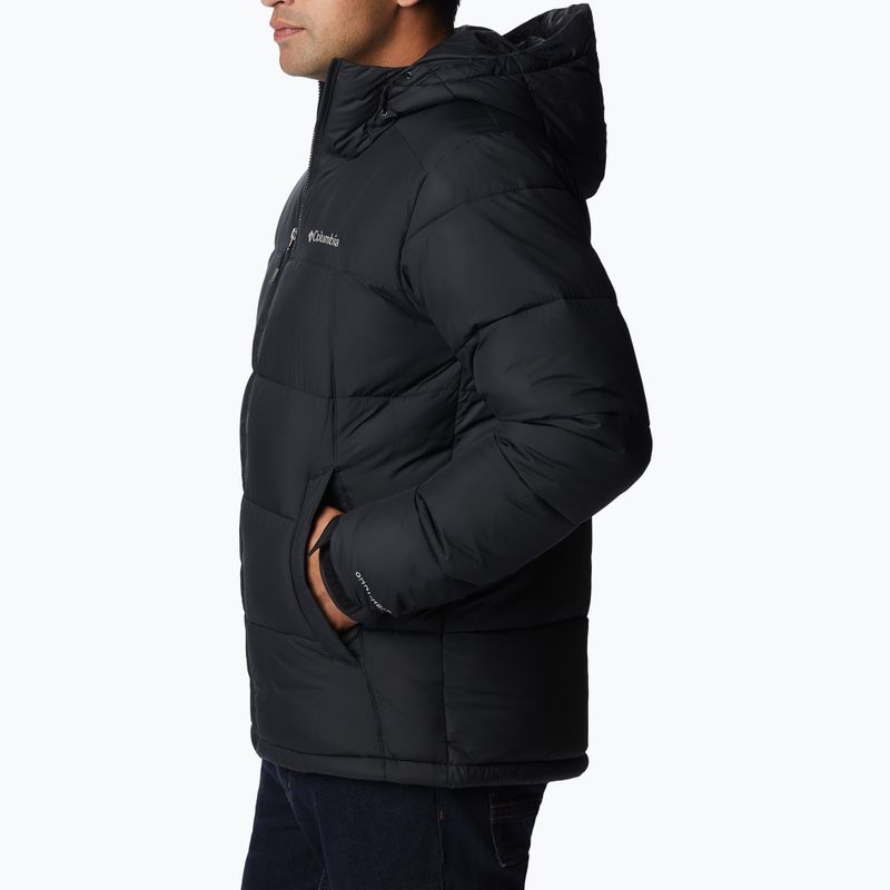Piumino Columbia Pike Lake Uomo con cappuccio nero 3