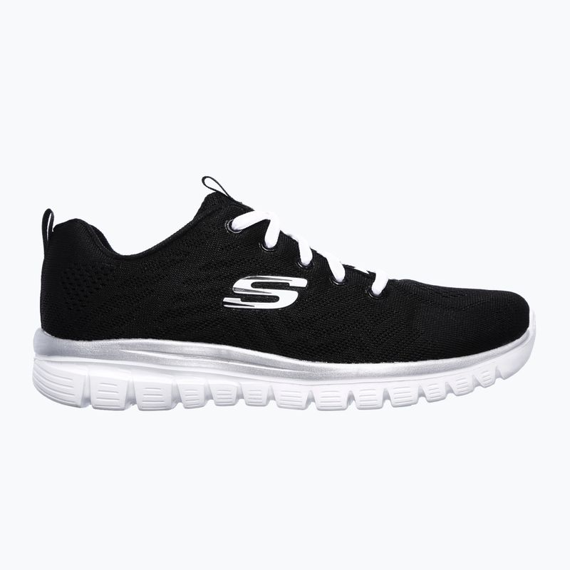 SKECHERS Graceful Get Connected scarpe da donna nero/bianco 8