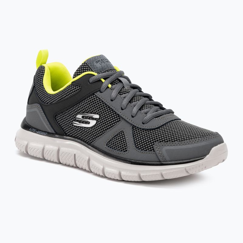 SKECHERS Track Bucolo scarpe da uomo carbone/bianco/lime