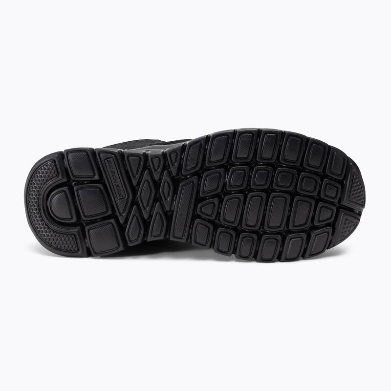 SKECHERS Burns Agoura nero scarpe da uomo 4