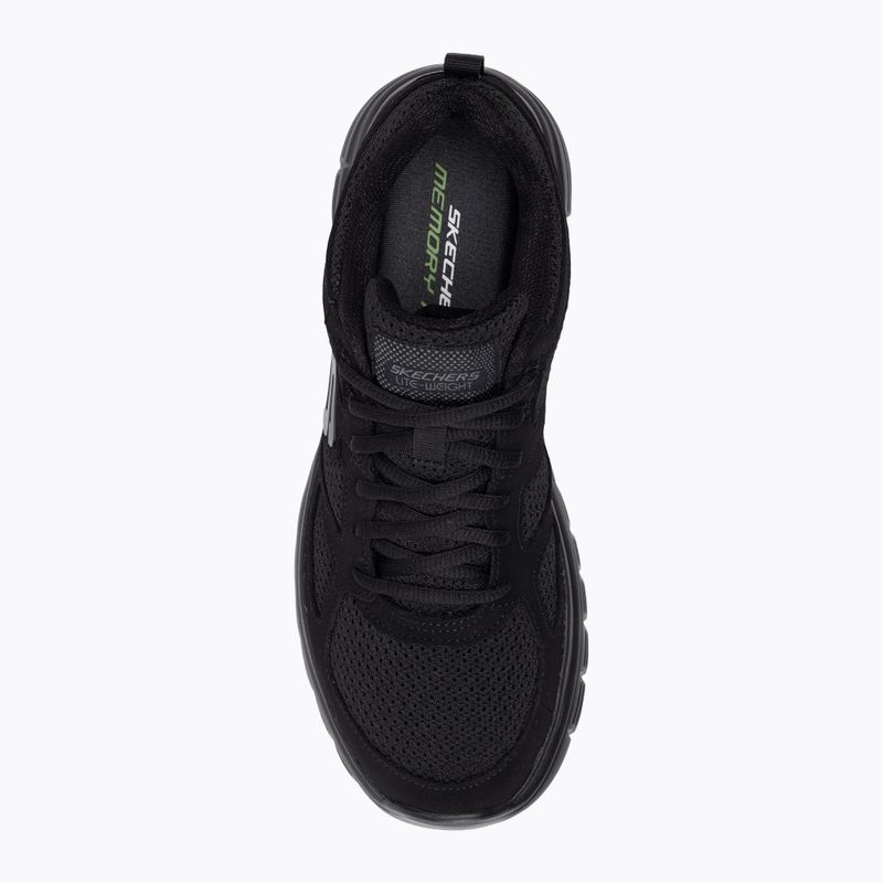 SKECHERS Burns Agoura nero scarpe da uomo 5
