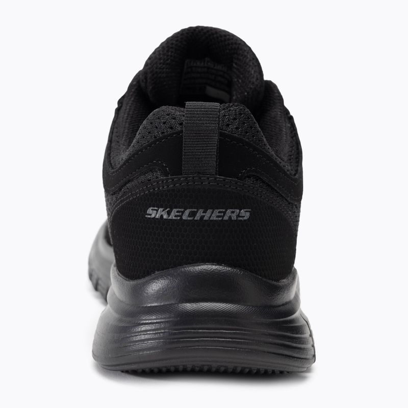 SKECHERS Burns Agoura nero scarpe da uomo 6