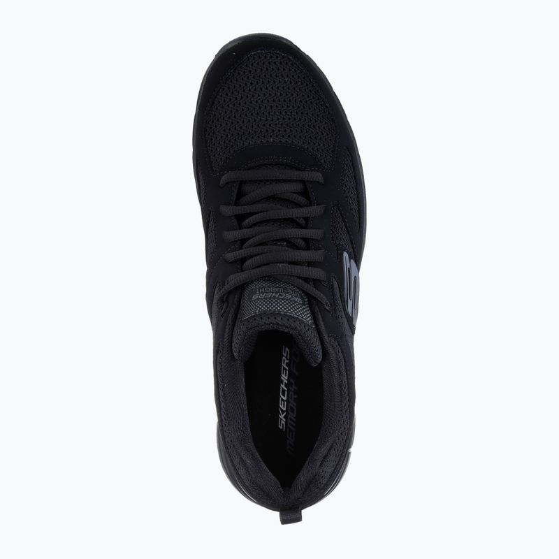 SKECHERS Burns Agoura nero scarpe da uomo 10