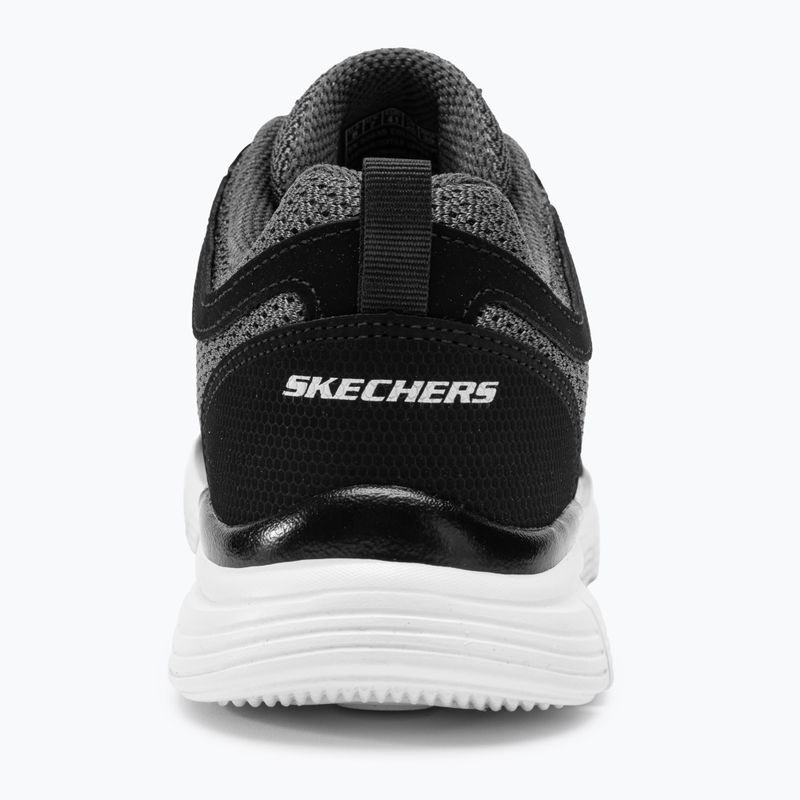 SKECHERS Burns Agoura nero/bianco scarpe da uomo 6