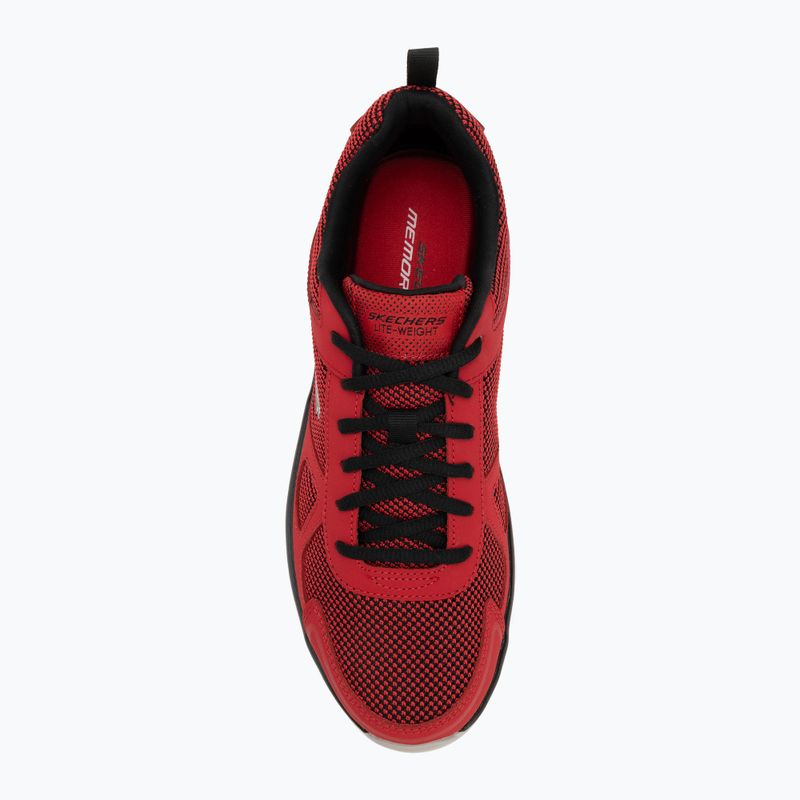 SKECHERS Track Bucolo scarpe da uomo rosso/nero 5