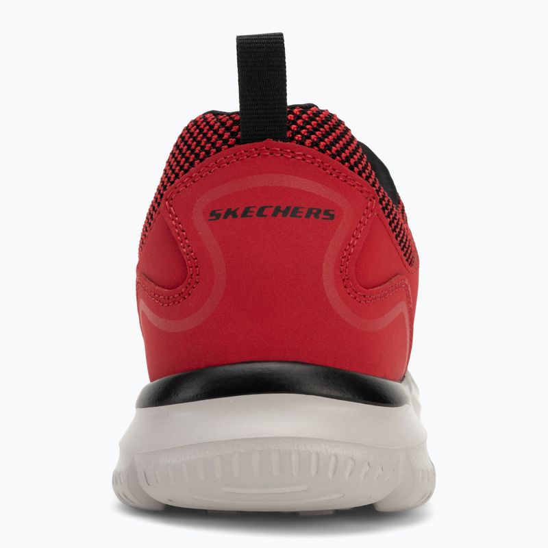 SKECHERS Track Bucolo scarpe da uomo rosso/nero 6
