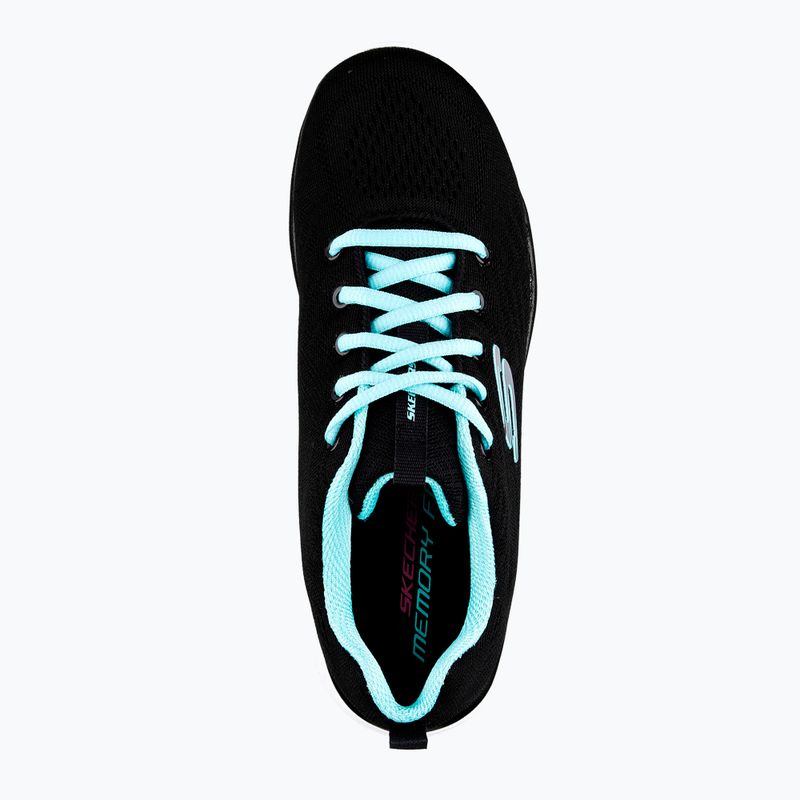 SKECHERS Graceful Get Connected scarpe da donna nero/turchese 3